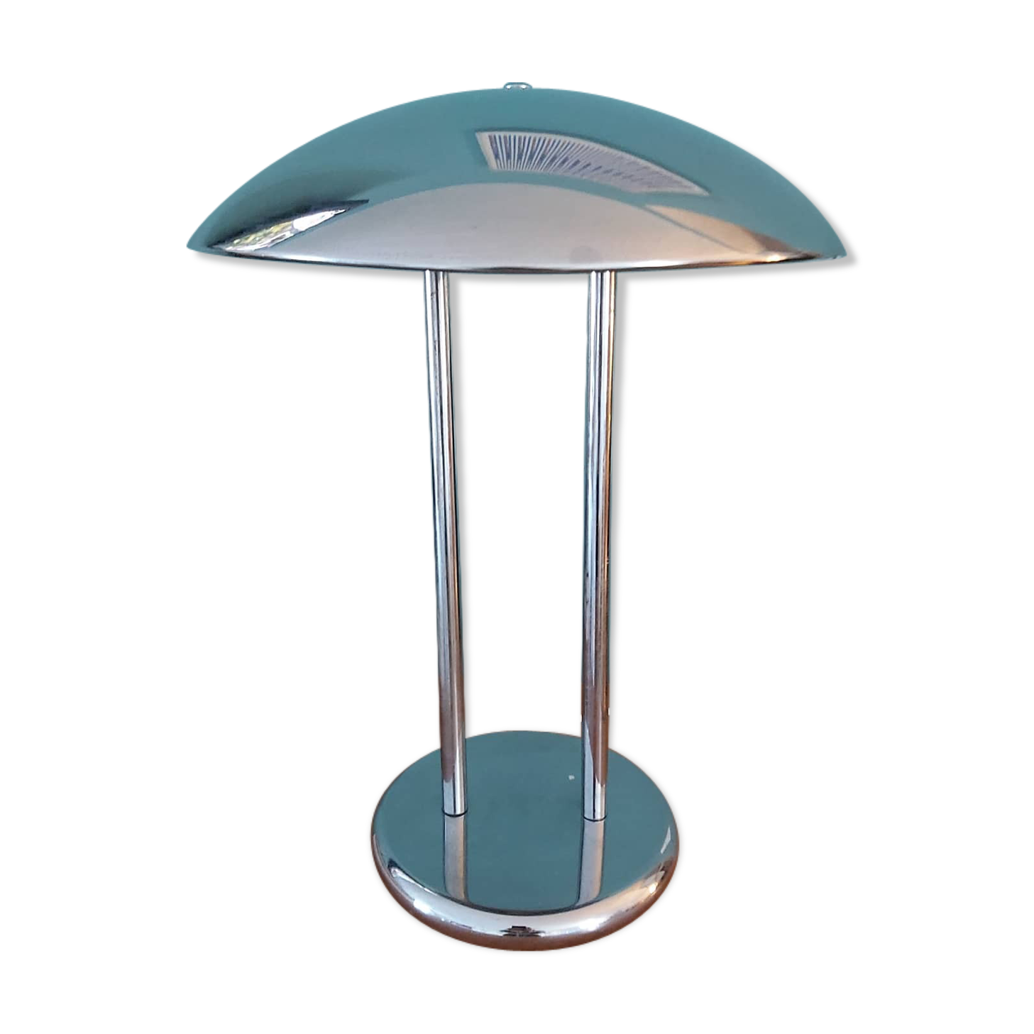 Robert Sonneman's chrome mushroom lamp for Ikea years 80