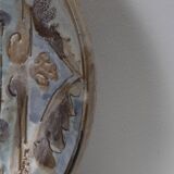 Plat décoré en céramique vallauris, 1950