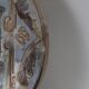 Circular decorated dish in Vallauris ceramic, 1950s