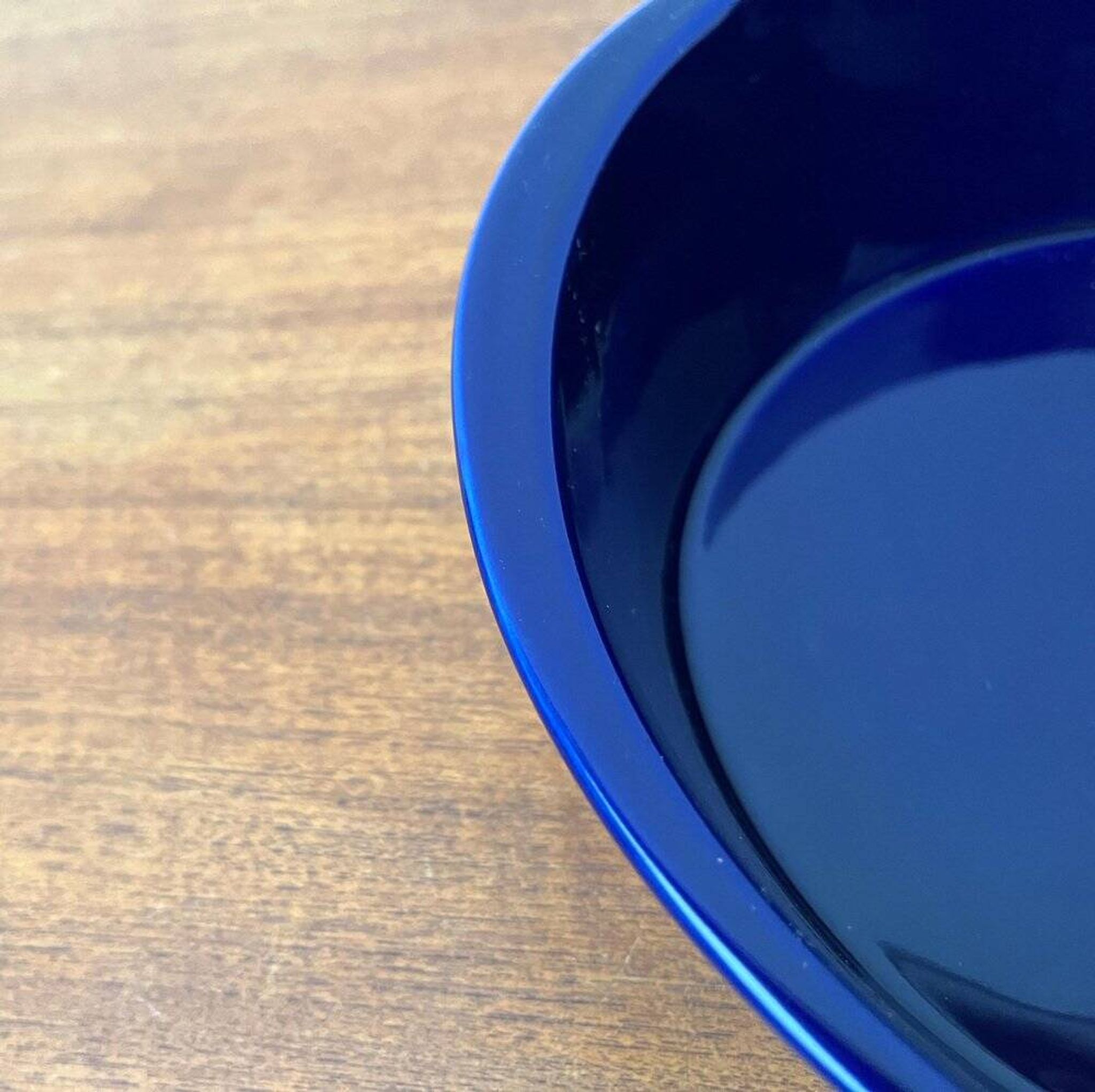 Dark blue ceramic vintage German bowl Lukull by Schönwald