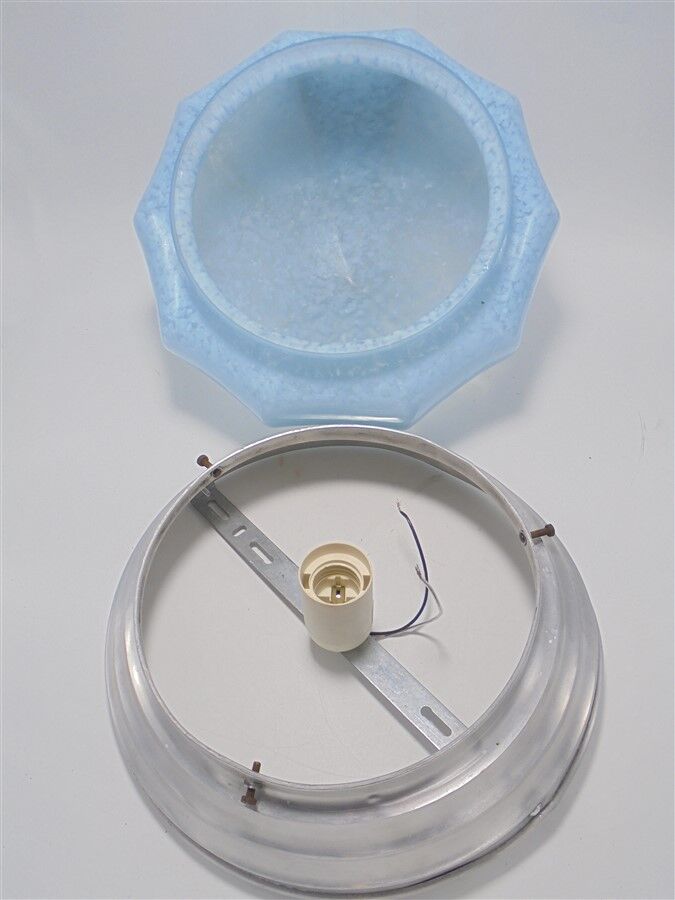 Speckled glass ceiling light