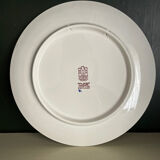 Gien plate peacock decoration