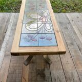 Vallauris coffee table signed Drac