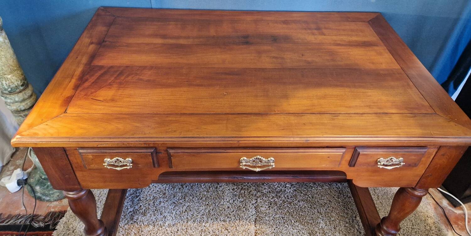 Cherry wood desk