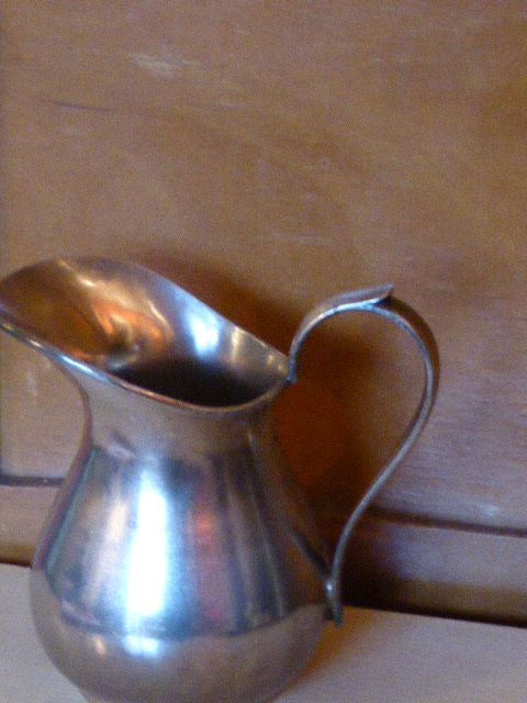 Coffee set in silver metal composed of 3 pitchers, Millan Freres, Paris