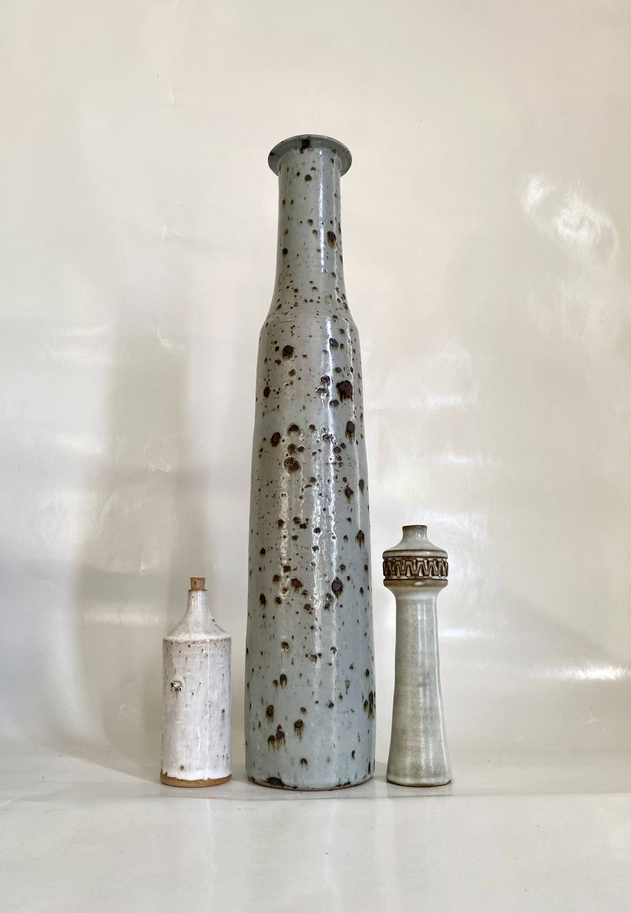 Pyrite ceramic bottle vase 47 cm