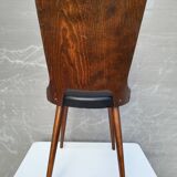 Pair of Dove chairs • Baumann • Black faux leather