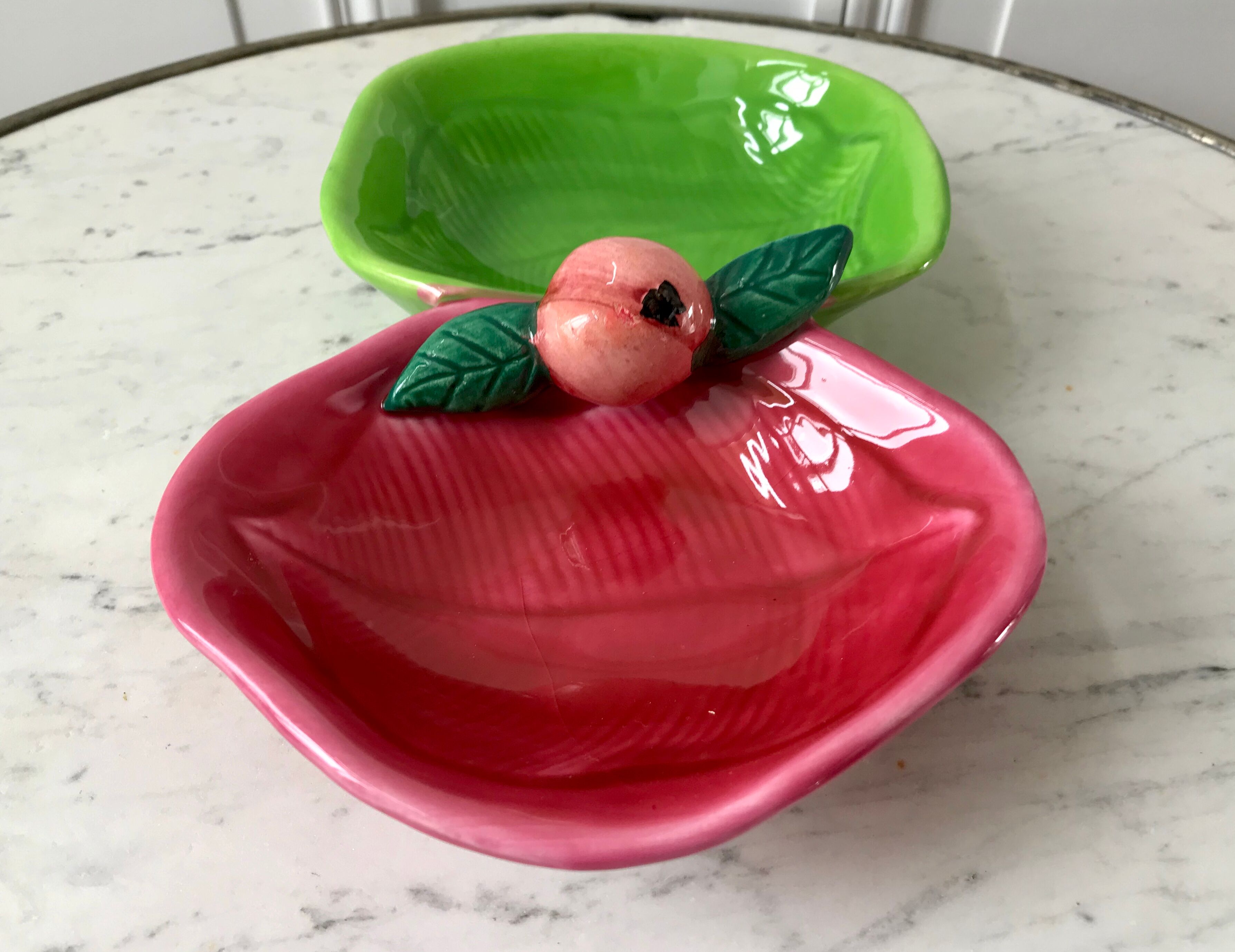 Aperitif dish in slurry Vallauris peach