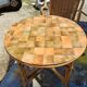 Vintage Bamboo and Rattan Children's Table + Armchair