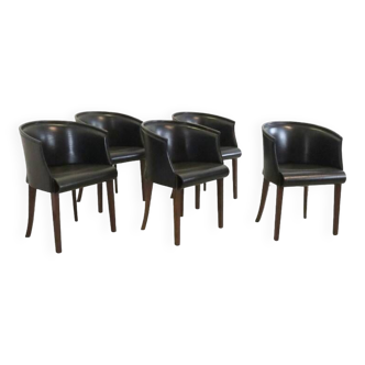 Lot de 5 chaises Flexform Body