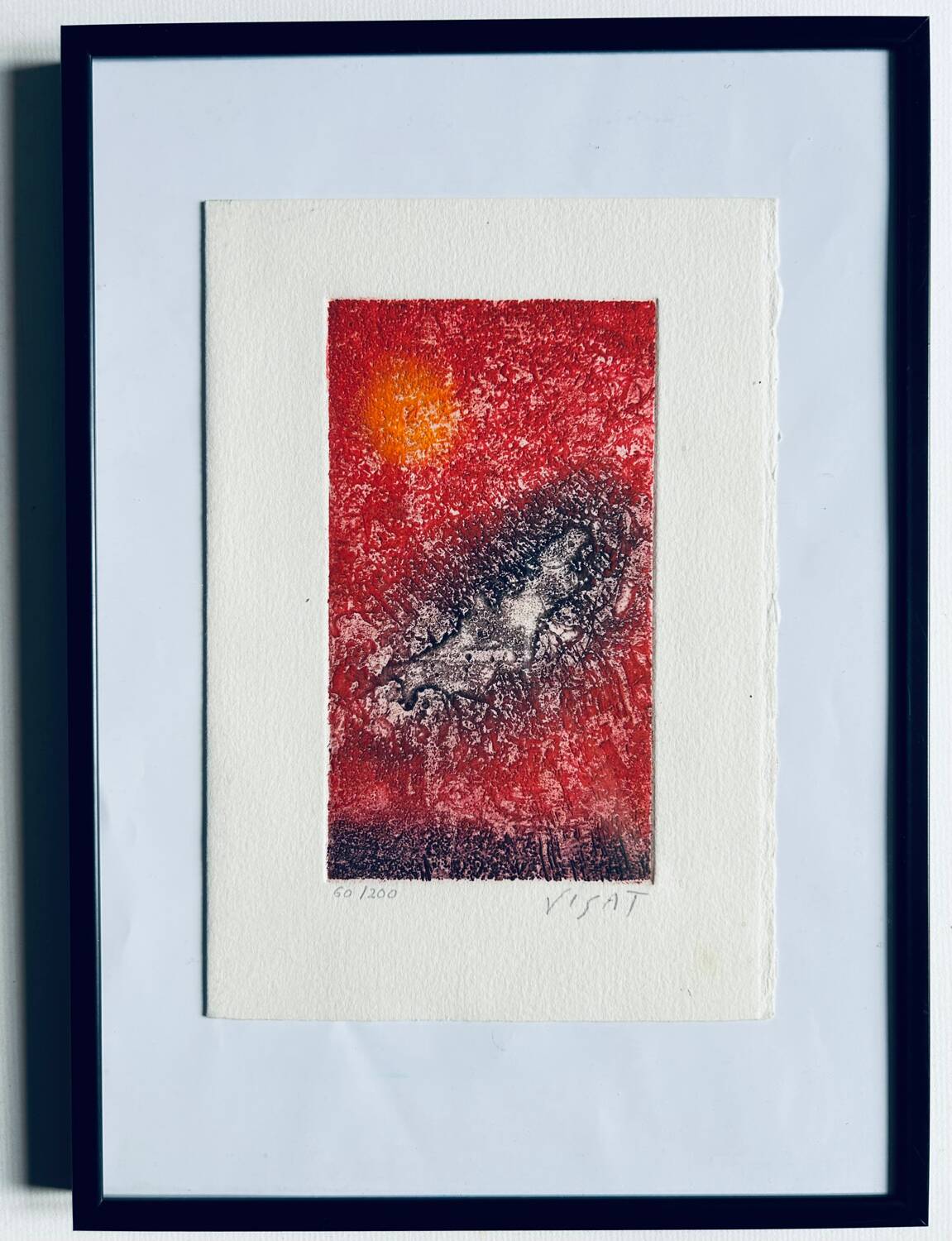 Original engraving by Suzanne Visat. Signed and numbered. 1997