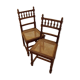 Paire de chaises cannées