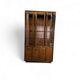 Late 20th Century Vintage Boho Drexel Campaign China Cabinet