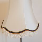 2 handmade lampshades in satin silk canvas
