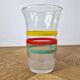 8 multicoloured vintage orangeade glasses from the 60s/70s.