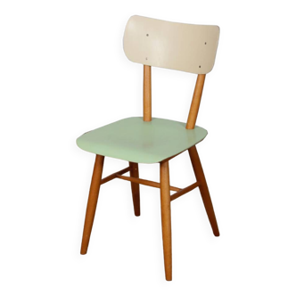 Chaise vintage en bois produite par Ton, 1960