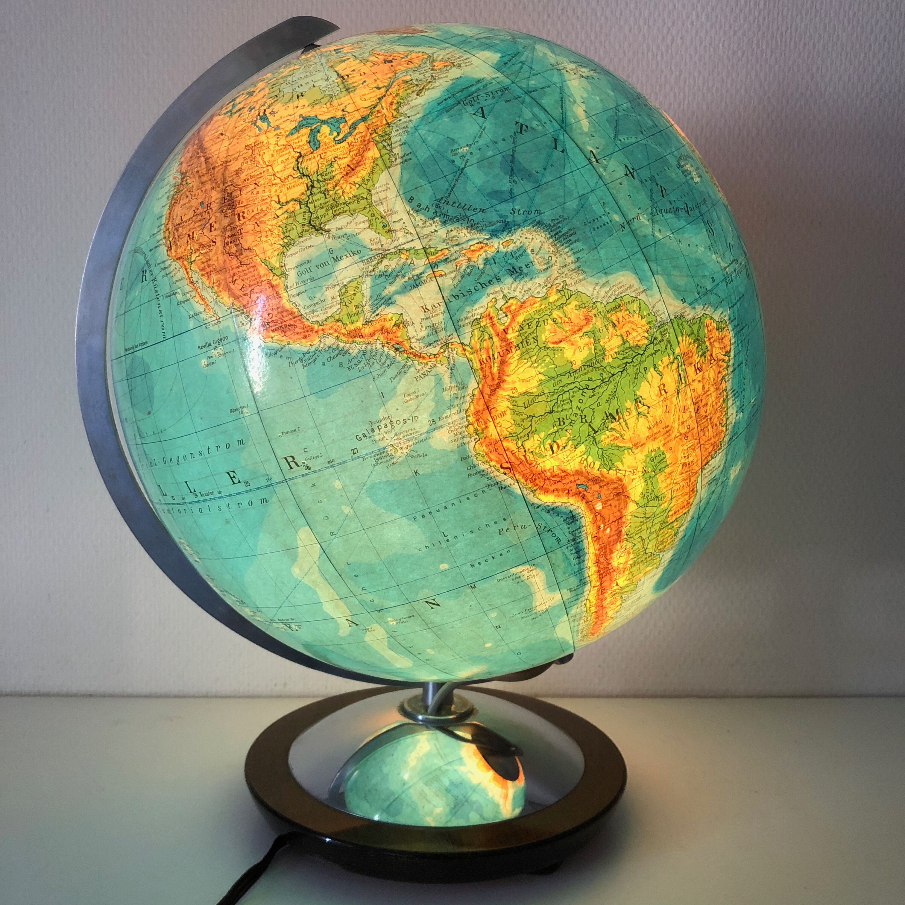Globe duo 42cm vintage 1966 columbus