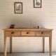 3-drawer oak desk