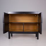 Brutalist sideboard in blackened oak