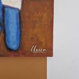 Roland Chanco (1924-2017), friend of Picasso - Oil on canvas, Funny bird