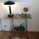 Black and Golden mushroom lamp