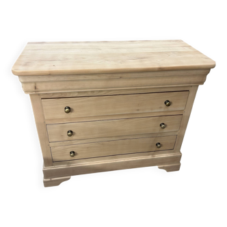 Louis Philippe airbrushed chest of drawers
