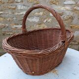 Vintage wicker basket 42 cm