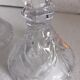 Bougeoirs cristal taillé