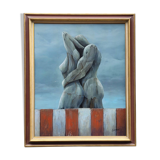 Couple embracing