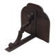 Wooden wall shelf
