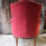 Armchair and footrest napoleon III