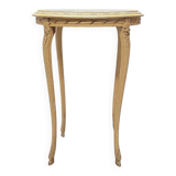 Antique French Classic Side Table with marble top, late 1800s