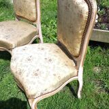 Pair of chairs, Louis XV period.