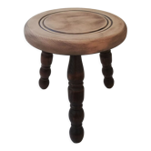 Tabouret tripode vintage