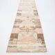 3x11 Rug For Kitchen Brown Beige Turkish Runner Rug, 86x325Cm SK 5286