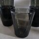 5 bubble glass water glasses