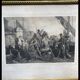 Engraving entitled "Fishermen on the Adriatic" by Léopold Robert by Dur