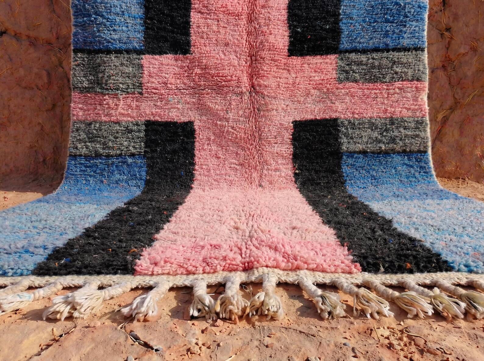 Handmade Berber rug in wool 200cm×300cm