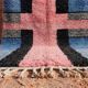Handmade Berber rug in wool 200cm×300cm
