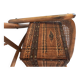 Old wicker trunk