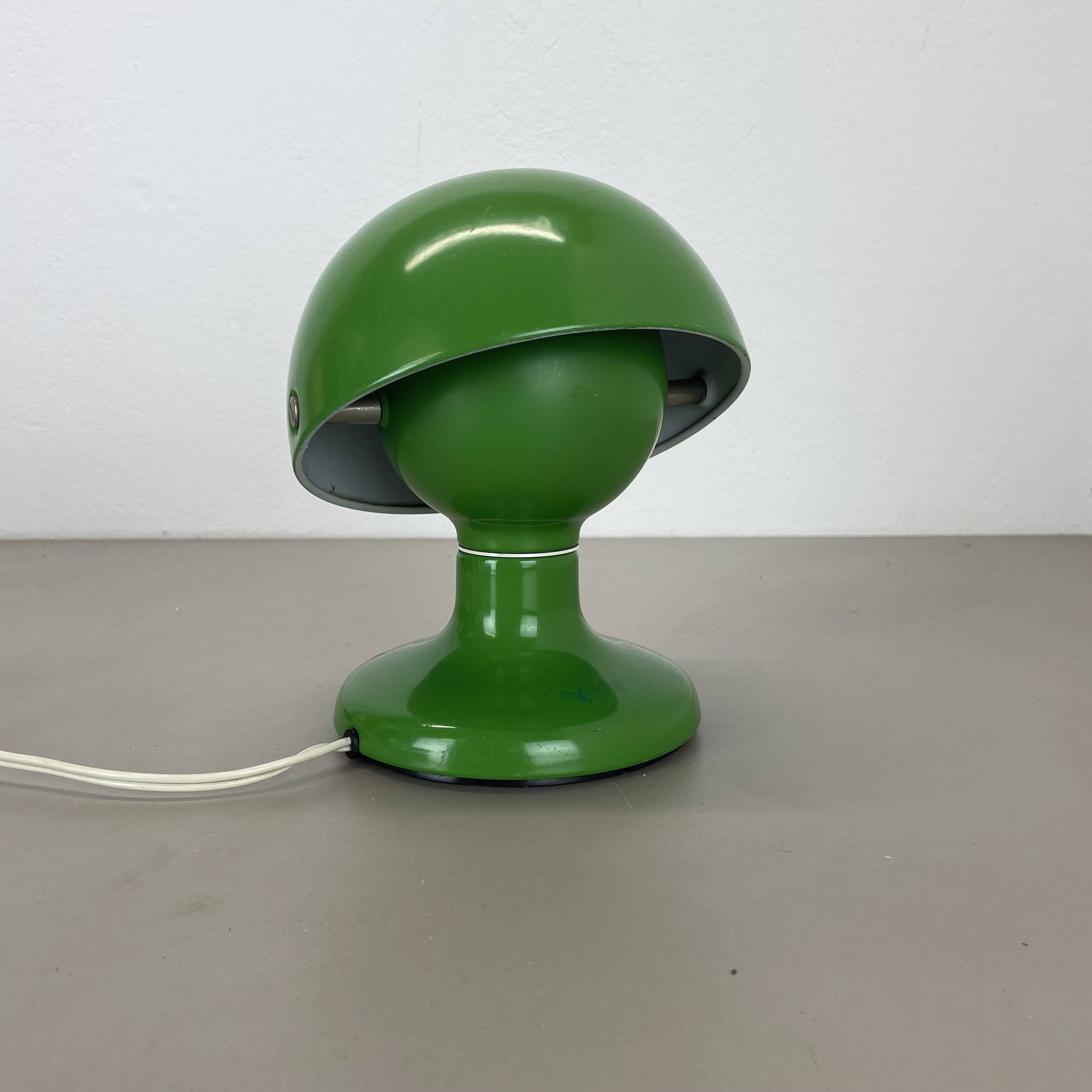 rare green model "Junker" Table Lamp by Afra & Tobia Scarpa for Flos, Italy