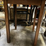 Vintage wooden round table