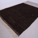 Espresso Brown Moroccan Rug 248 x 310 cm - Vintage Moroccan Rug  Bohemian