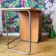 Bureau en bois et métal vintage