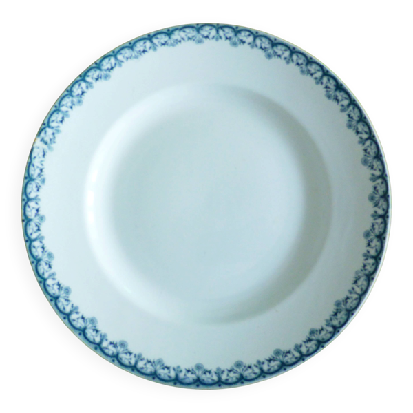 Assiette plate St Amand et Hamage