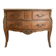 Louis XV style commode in marquetry – Marble top – Bronze fittings