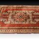 Tapis d'orient kazak afghan – noué main : 127 x 170 cm