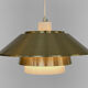 Aluminum pendant light by Vadsbo Metall. Sweden 1970s