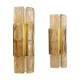 Pair of danish wall scones Alladin by Vitrika 1960s