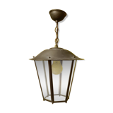 Old french brass hall lantern, from the 1st half 1900s.